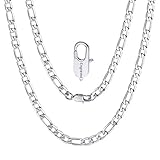 ✌Ein perfektes Geschenk -- Eine Samttasche mit dem Chainspro-Logo. Einfache und klassische Kette, die zu Ihrem persönlichen Stil passt. Die Kanten jedes Gliedes sind glatt, nicht zerkratzt oder gezogen und angenehm zu tragen. Es ist so einfach und für jeden geeignet.