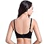 KUCI® Women's Maternity Best Seamless Nursing Bra (L, Black)