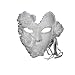 Produktbild Handmade Rosen Blumen Hochzeitsfest Maske Karneval Prinzessin Mask Masquerade Ball