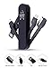 Produktbild ESupFly 3 in 1 (Micro USB, Lightning, 4S Kabel) Multi USB Ladekabel USB Lade Sync Kabel USB Datenkabel Schweizer Offiziersmesser Design für Apple iPhone 4 4s 5 5s 6 6 Plus, iPad 2 3 iPad Air Mini, iPod, Samsung Note, Samsung Galaxy S6 / S6 Edge / S5 / S4, Mobile/Cell Phones Pads and MP3 players mit Micro USB, andere Micro USB Geräte (Schwarz)