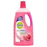 Dettol Power and Fresh Multi Purpose Cleaner 1 L - Cherry Blossom/Pomegranate Liquid, Pack of 6