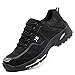Produktbild H-Mastery Sicherheitsschuhe Damen Herren Leicht Arbeitsschuhe mit Stahlkappe Sportlich Schutzschuhe(Schwarz Weiß,Größe45)