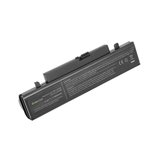 Green Cell® Extended Serie AA-PB1VC6B Laptop Akku für Samsung N210 N220 NB30 Plus Q330 X420 X520 (9 Zellen 6600mAh 11.1V Schwarz) - 4