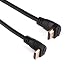 Produktbild HDMI Doppel Winkelkabel unterstützt 2K & 4K / Ethernetfähig / HDMI Stecker zu Stecker Adapterkabel / Länge: 1,8m