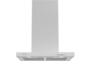 CORBERO Corberó - Campana Decorativa Horizontal 60 cm | VOSTOK660W | Caudal 647,7 m3/h | Pulsador | 165W | 3 Velocidades | 2 Filtros de Aluminio | Filtro Carbón | Eficiencia Energética A, Color Blanco