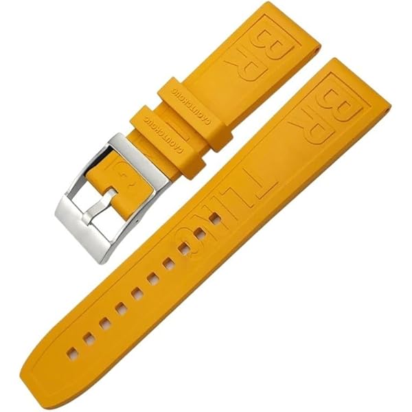 Aplicar A Breitling Reloj Correa De Goma 20mm 22mm 24mm Plegable Estilo Fuckle Para Avenger Bandit Superocean Herencia Colt Skyracer I.1453297180