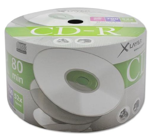 Preisvergleich Produktbild Xlayer CD-R Disc (700MB, 52x, 50 Stück)