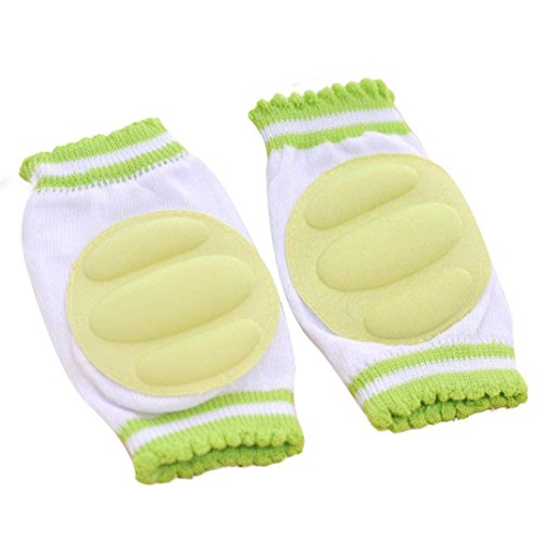 Preisvergleich Produktbild bobo4818 Baby Knieschoner, Baby Sicherheit Crawling Ellenbogen Kissen Knie-Pads Protective Gear Mit Silizium (Green)