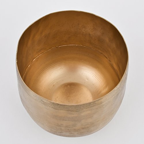 Topf Milano Luxury Design Metall Blumen Pflanzen Gefäß (19x21x18cm, Gold) - 2