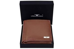 URBAN FOREST Oliver Redwood Light Brown Leather Wallet for Men, 6 Card Slot