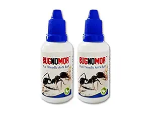 iShine Bugnomor Eco-Friendly Ant Bait/Ant Repellent for Home/ant Killer Gel/ant Liquid/ant Organic Liquid/ant Gel Bait/Garden, Kitchen, Wall Edges - Pack of (2)