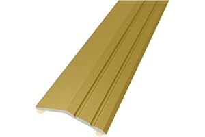 InterProfiles Aluminium Ramp Edge 40mm - Gold - Self-Adhesive 0.9m Length IP11/S TMW Profiles (Gold)