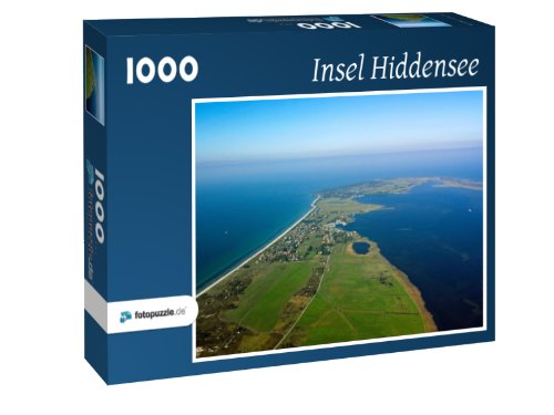 Preisvergleich Produktbild Insel Hiddensee - Puzzle 1000 Teile mit Bild von oben
