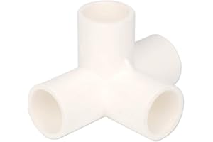 GARDENING WILL Gardeningwill 10Pcs 4 Way Inner Diameter 20mm PVC Fitting Build Heavy Duty Greenhouse Frame Furniture Connectors