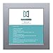 SILVER WOODEN EFFECT PICTURE PHOTO SQUARE FRAMES SIZE: 7"x7", PORTRAIT OR LANDSCAPE READYMADE