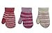 TICK TOCK Baby Girls Mittens Gloves Stripy Micro Fibre Fleece Warm Cosy Winter