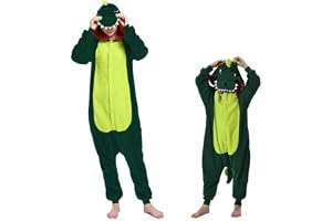Udekit Tecknad Djur Dinosaurie Barn Cosplay Pyjamas Mjuk Sovkläder Sovkläder Bodysuit Robe Barn Cosplay Halloween Carnival Kostym Unisex