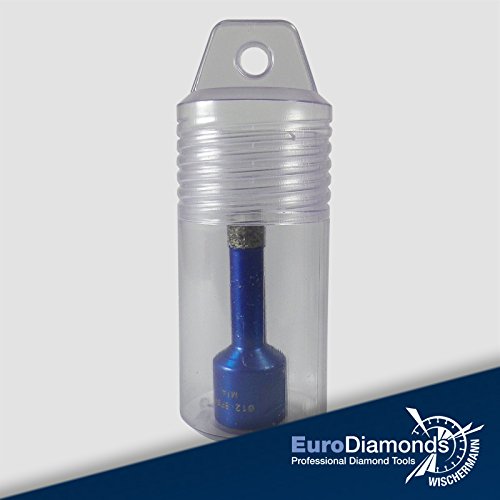Profi Diamantbohrer / Fliesenbohrer / Natursteinbohrer / Bohrkrone, Premium Qualität, Durchmesser 10 mm, für Winkelschleifer M14, Fliesen, Feinsteinzeug, Keramik, Naturstein, Steinplatten - 3