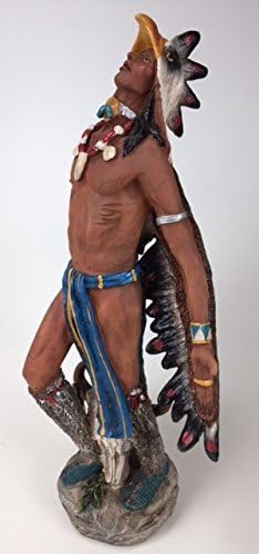 Native American Indian Brave 34cm x 19cm x 11cm