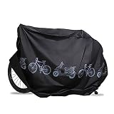 Protection Vélo,Housse Protection Velo Housse De Velo De Route Bache A Velo Sac De Transport Velo Housse De VTT Housse De Bicyclette Housse pour VTT Anti UV Housse VTT (Noir)