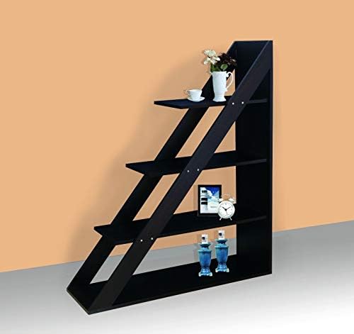 Generic .splay Unit Display Unit e - Shel Shelves Bookcase r Shelv Walnut Tier Ladder Shelves - Shelving ut Tier Lad