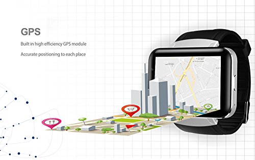 Smart-Watch-GPS-Bluetooth-WIFI-Fitness-Tracker-SmartWatch-Phone-with-Sleeping-Monitor-Sedentary-and-Water-Reminder-Remote-Control-CameraMusicFinder-Anti-lost-22-inch-Support-2G3G-SIM-Card