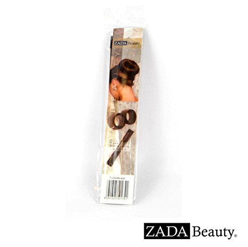 ZADA Beauty l Donut Hair Bun Maker l Styling Werkzeug l Fashion Haare Dutt l Brautfrisur l Frisurenhilfe l Haarknoten l Haarzopf l (Blond) - 7