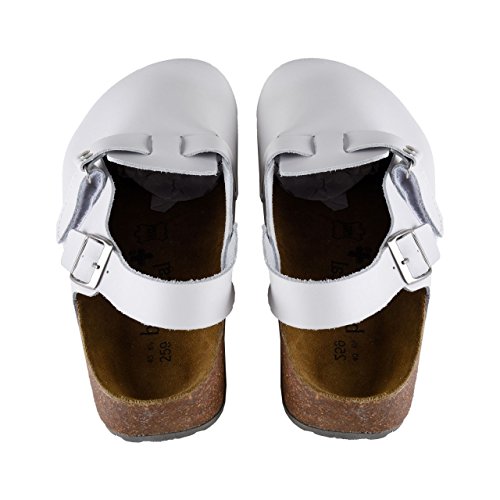Best Medical+ Damen Tieffußbett Clogs ESD weiss gelocht - 4