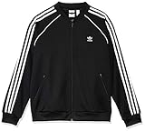 chandal adidas mujer negro y morado Mujer Adidas SST TT Sweatshirt, Mujer, Black, 42 (Talla del Fabricante: 48)
