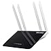 Produktbild Wireless Router , MENGGOOD 300Mbps WLAN Router Wireless N Kabel Netzwerk Router Wi-Fi Boosters mit 4 LAN-Anschlüsse für Anschluss an Kabel-/ DSL-/ GlasfaserModem, 450 Mbit/s(2,4GHz), WPS, Print/ Media/ FTP Server