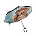 Produktbild mydaily Double Layer seitenverkehrt Regenschirm Cars Rückseite Regenschirm ENGLISH COCKER SPANIEL HUND winddicht UV Proof Reisen Outdoor Regenschirm
