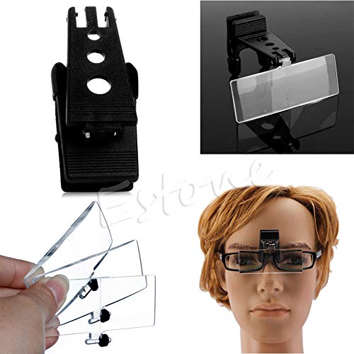 Preisvergleich Produktbild MIUSON Faltbrillen Clip On Flip Lupenglas-Freisprecheinrichtung Präzise Lupe