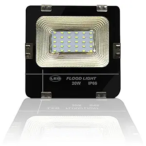 20 watt LED Slim/Thin IP66 IP6667 Pure Cool White Outdoor Waterproof Flood