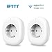 Produktbild [2 Stücke] Smart Steckdose mit USB Port, SPARIN Mini Smart Plug WLAN Steckdose Kompatibel mit Amazon Alexa/ Google Home/ IFTTT [Fernbedienung] [Timer und Termin einrichten] [anti Surge] [Kein Hub erforderlich]