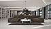 Produktbild XXL Wohn-Landschaft in Antik Optik Microfaser Bezug 380x220 cm U-Form Dunkelbraun | Sarari-U | Designer Eck-Sofa mit 2 Recamieren | Couch-Garnitur für Wohnzimmer Dunkelbraun 380cm x 220cm
