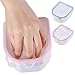 Sanwood 2 Layers Finger Shape Nail Art Polish Remove Wash Soak Bowl Manicure Spa Tool - Random Colour