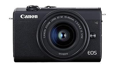 Canon EOS M200 Appareil Photo Hybride + Objectif EF-M 15-45 - Noir