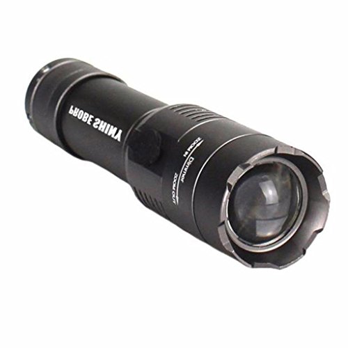 Goodsatar Taktische 5000 Lichtstärke T6 LED Taschenlampe 5 einstellbare Modi Wasserdichte ultraleichte Lampe mit 18650 Akku und Ladegerät für Outdoor Sport - 2