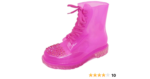 clear jelly boots