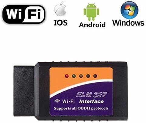 eZoneUK ELM327 WiFi OBD2 Car Diagnostics Scanner Code Reader for iPhone iOS AND Android