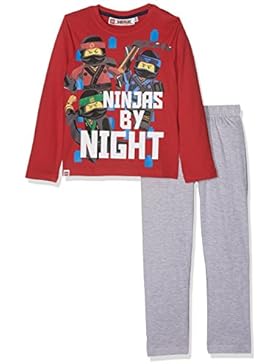 Lego Ninjago Jungen Pyjama Schlafanzug - rot