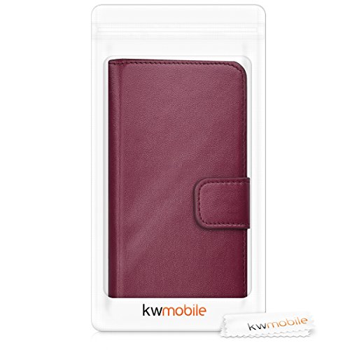 kwmobile HÃ¼lle fÃ¼r Samsung Galaxy J3 (2017) DUOS - Wallet Case Handy SchutzhÃ¼lle Kunstleder - Handycover KlapphÃ¼lle mit Kartenfach und StÃ¤nder Bordeaux