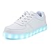 Produktbild SAGUARO(TM) 7 Farbe USB Aufladen LED Leuchtend Sport Schuhe Sportschuhe Sneaker Turnschuhe für Unisex-Erwachsene Herren Damen