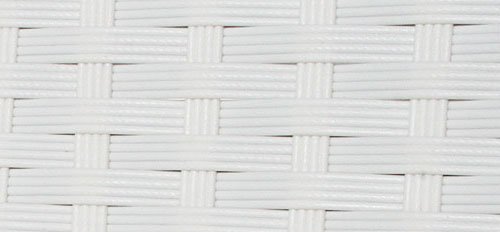 KMH®, Kissentruhe / Kissenbox „Emma“ aus weissem Polyrattan (4 String) (#106090) - 4