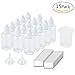 Produktbild Willingood 15 x Tropfflasche Set 50ML + 2 x Trichter + Messbecher 50ML + 24 x Etiketten für Mischen der Flüssigkeit Liquidflaschen