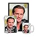 Produktbild Star Prints UK Alexander Skarsgard True Blood 2 Fan Gift Set Bundle 2019 - Large 11cm Mug, A4 Framed Poster and Matching Birthday or Christmas Card (Personalised Card)
