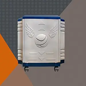 Urban Choice Single Flat Trolley for Inverter Battery (WhiteBlue)