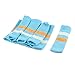 Produktbild sourcingmap 8pcs Zuhause Hotel Polyester Rutschfeste Möbel Stuhlbeinsocken Füße Schutz Socke