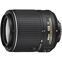 Nikon JAA823DA - Objetivo para Nikon (distancia focal 55-200mm, apertura f/4, zoom óptico 3.6x,estabilizador óptico) negro