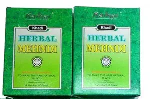 Kamal Herbal Khadi Herbal Mehndi Black (80 Gm X 2 ) (160 g)